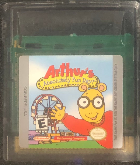Arthur's Absolutely Fun Day Gameboy Color (Cart Only)