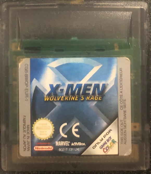 X-Men Wolverine's Rage Gameboy Color (Cart Only)