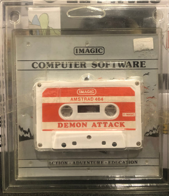 Amstrad 464 Demon Attack Vintage Cassette