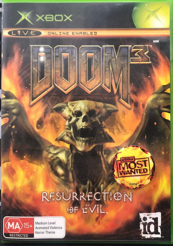 Doom 3 Resurrection Of Evil Xbox