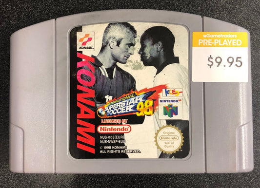 International Superstar Soccer 98 N64 Cartridge Only - Gametraders Modbury Heights