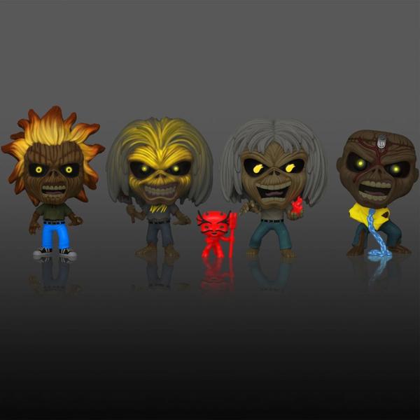 Iron Maiden - Eddie Glow US Exclusive Pop! Vinyl 4 - pack - Gametraders Modbury Heights