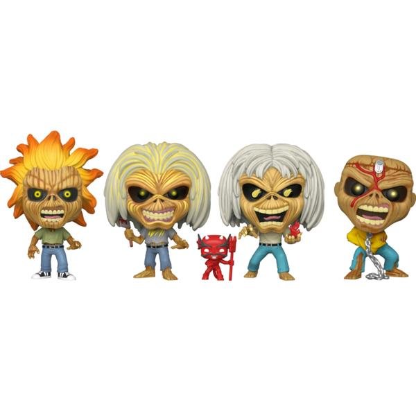 Iron Maiden - Eddie Glow US Exclusive Pop! Vinyl 4 - pack - Gametraders Modbury Heights
