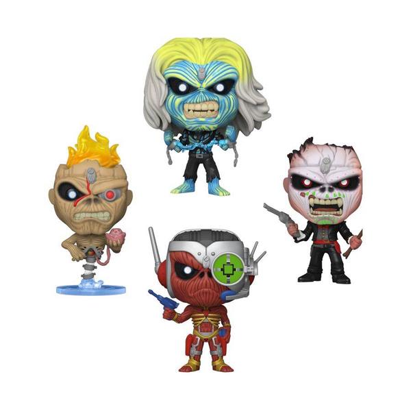 Iron Maiden - Eddie US Exclusive Glow Pop! Vinyl 4 - Pack - Gametraders Modbury Heights