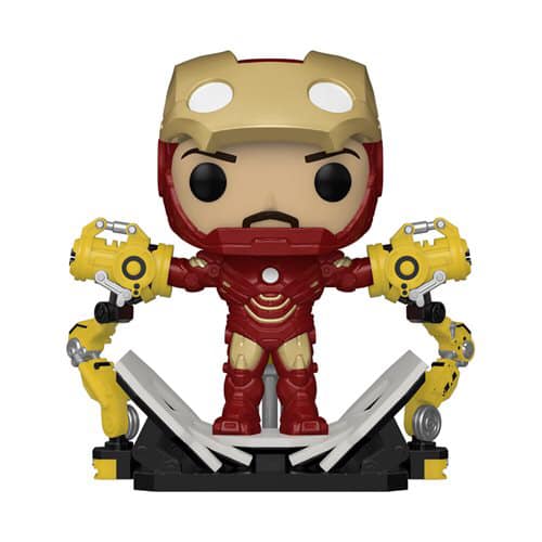 Iron Man 2 - Iron Man Mark IV with Gantry Glow Pop! Vinyl Deluxe - Gametraders Modbury Heights