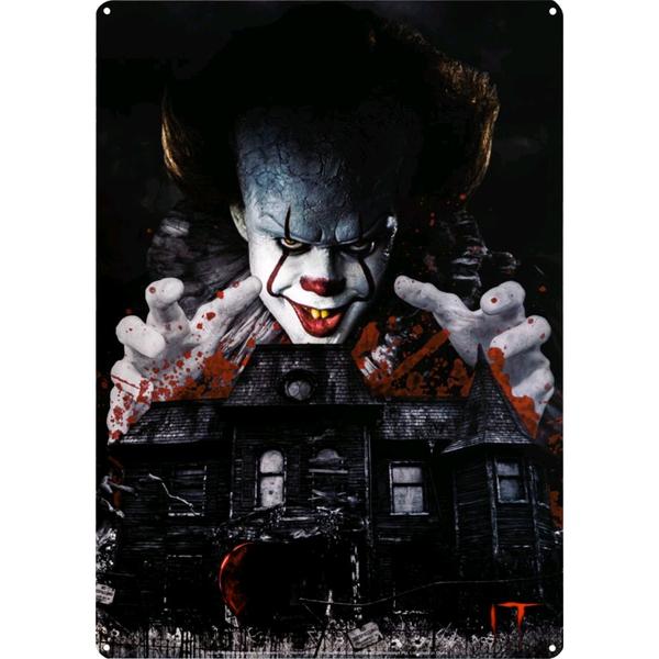 It (2017) - Pennywise Tin Sign - Gametraders Modbury Heights