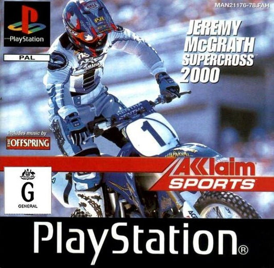 Jeremy McGrath Supercross 2000 PS1 - Gametraders Modbury Heights