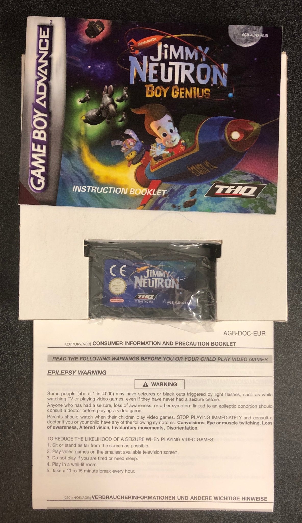 Gameboy Advanced Genius Jimmy Neutron Boy Genius Gameboy Advance - Gametraders Modbury Heights