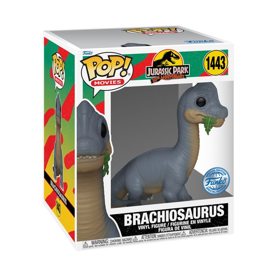 Jurassic Park - Brachiosaurus US Exclusive 6" Pop! Vinyl - Gametraders Modbury Heights