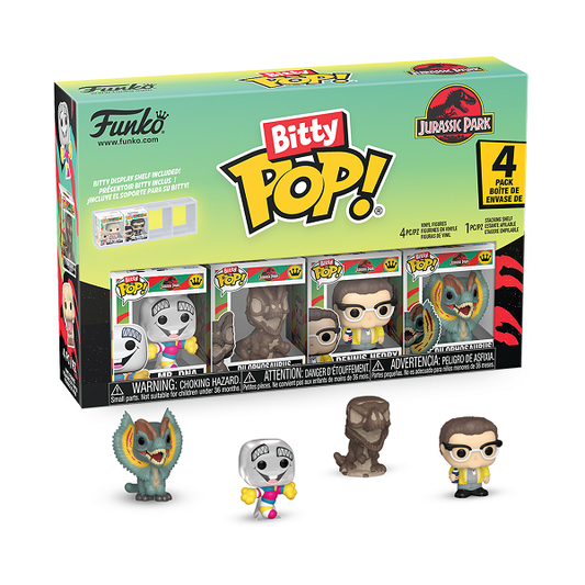 Jurassic Park - Mr DNA Bitty Pop! 4PK - Gametraders Modbury Heights