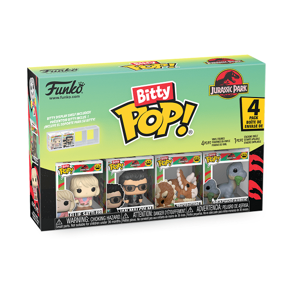Jurassic Park - Triceratops Bitty Pop! 4PK - Gametraders Modbury Heights