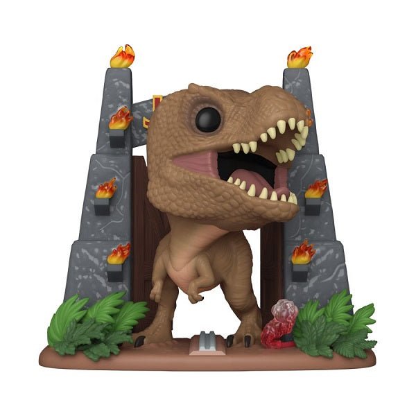 Jurassic Park - Tyrannosaurus Rex (with Gates) US Exclusive Pop! Deluxe - Gametraders Modbury Heights