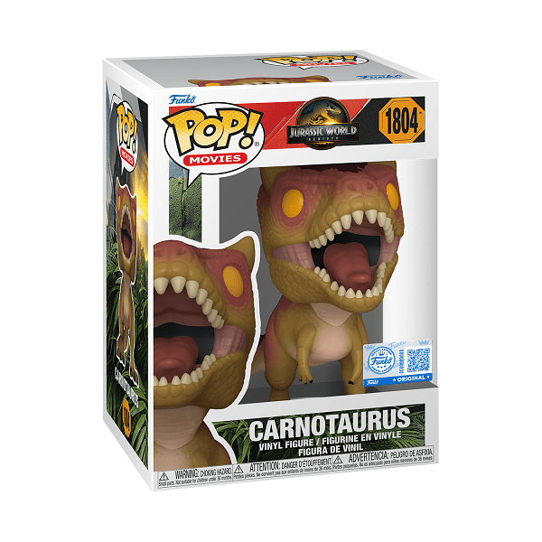Jurassic World (2025) - Carnotaurus Pop! Vinyl - Gametraders Modbury Heights