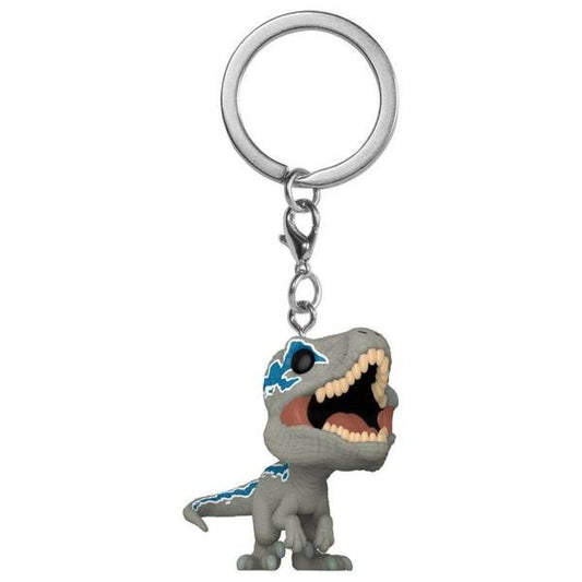 Jurassic World 3: Dominion - Velociraptor (Blue) Pocket Pop! Vinyl Keychain - Gametraders Modbury Heights