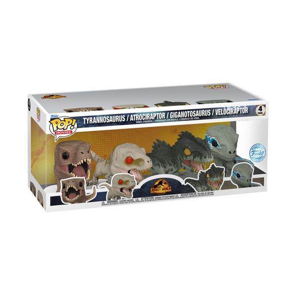 Jurassic World 3 - US Exclusive Pop! Vinyl 4 - Pack - Gametraders Modbury Heights