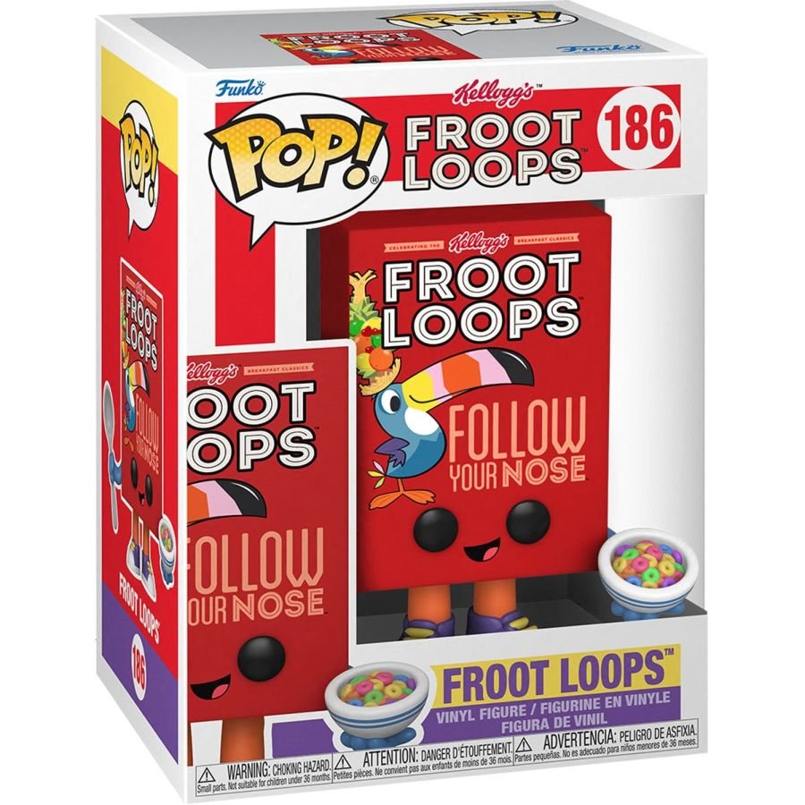 Kelloggs - Froot Loops Cereal Box Pop! Vinyl - Gametraders Modbury Heights