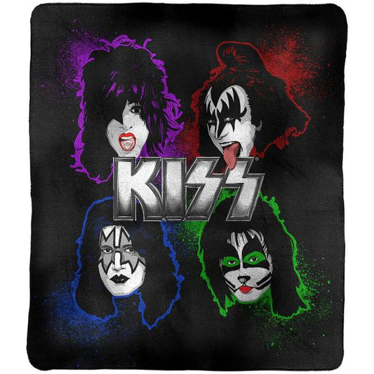 KISS Band Faces Throw Rug - Gametraders Modbury Heights