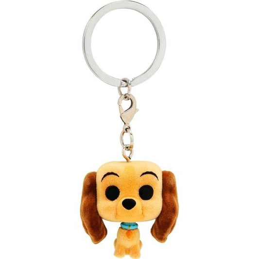 Lady and the Tramp - Lady Flocked US Exclusive Pocket Pop! Vinyl Keychain - Gametraders Modbury Heights