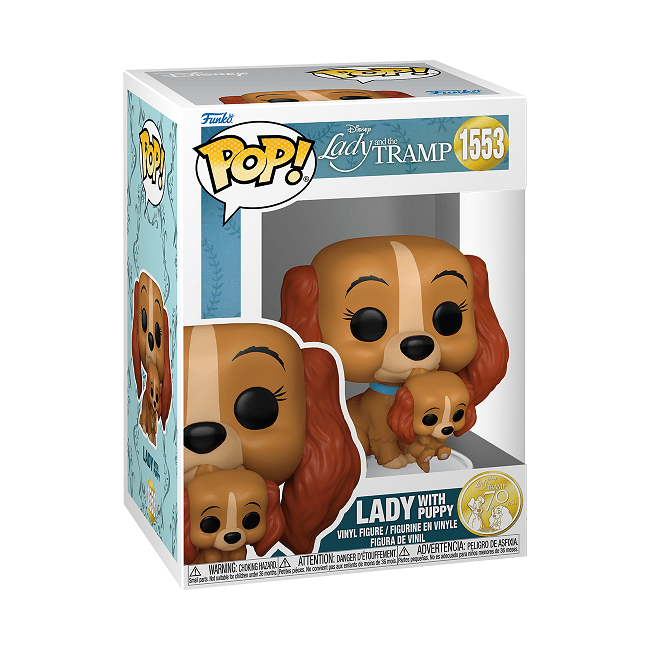 Lady & The Tramp: 70th Anniv. - Lady w/Puppy Pop! Vinyl - Gametraders Modbury Heights