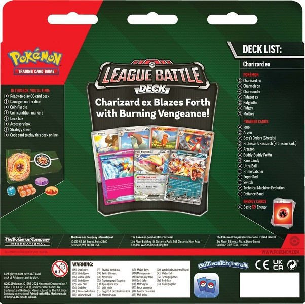 League Battle Deck Charizard ex - Gametraders Modbury Heights