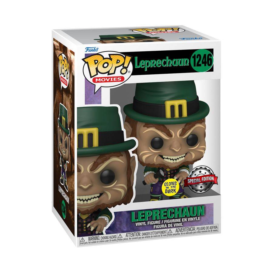Leprechaun - Leprechaun with Flashlight Glow US Exclusive Pop! Vinyl - Gametraders Modbury Heights