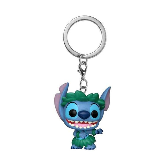 Lilo and Stitch - Stitch Hula Skirt US Exclusive Pocket Pop! Vinyl Keychain - Gametraders Modbury Heights