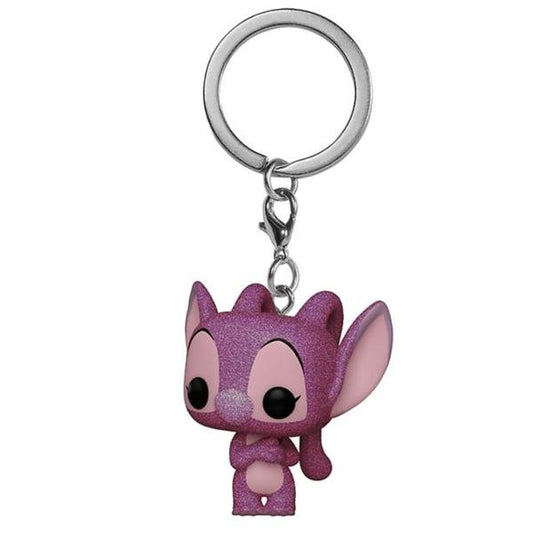 Lilo & Stitch - Angel Diamond Glitter US Exclusive Pocket Pop! Vinyl Keychain - Gametraders Modbury Heights