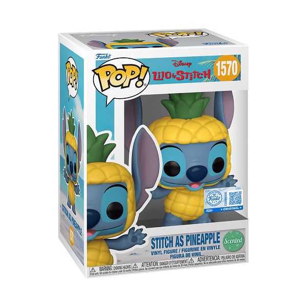Lilo & Stitch - Stitch as Pineapple Scented Pop! Vinyl - Gametraders Modbury Heights