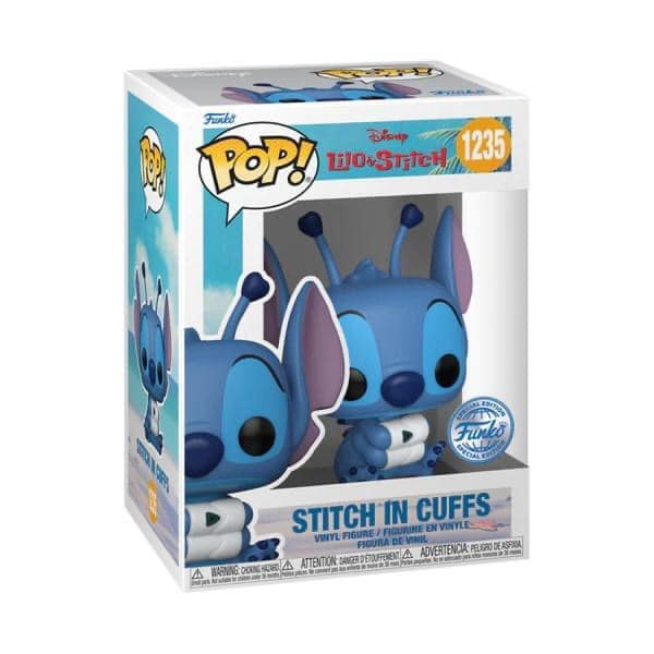 Lilo & Stitch - Stitch in cuffs US Exclusive Pop! Vinyl - Gametraders Modbury Heights