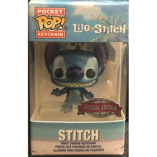 Lilo & Stitch - Stitch Metallic US Exclusive Pocket Pop! Keychain - Gametraders Modbury Heights