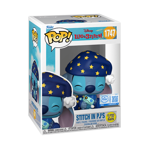 Lilo & Stitch - Stitch Pajamas Glow Pop! Vinyl - Gametraders Modbury Heights