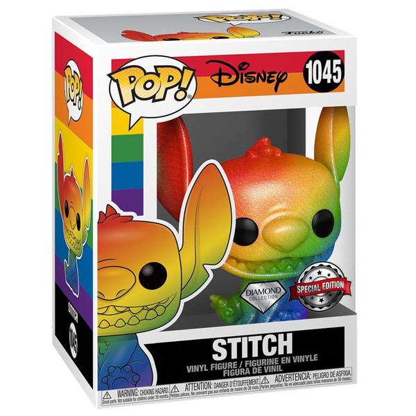 Lilo & Stitch - Stitch Rainbow Pride Diamond Glitter US Exclusive Pop! Vinyl - Gametraders Modbury Heights