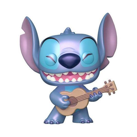 Lilo & Stitch - Stitch with Ukulele US Exclusive Pearlescent Pop! Vinyl - Gametraders Modbury Heights
