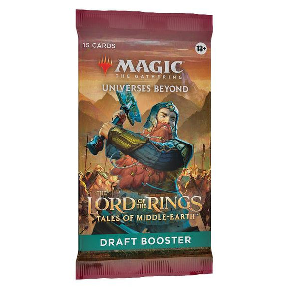 Magic the Gathering The Lord of the Rings Tales of Middle Earth Draft Booster Pack