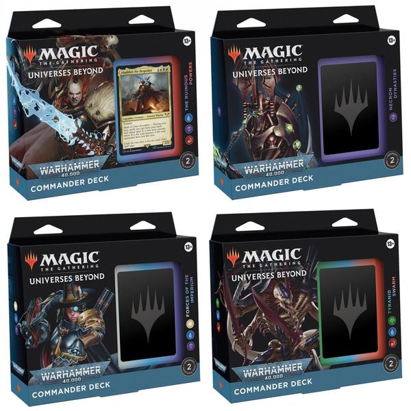 Magic the Gathering Warhammer 40k Commander Deck Bundle (4 Commander Decks) - Gametraders Modbury Heights