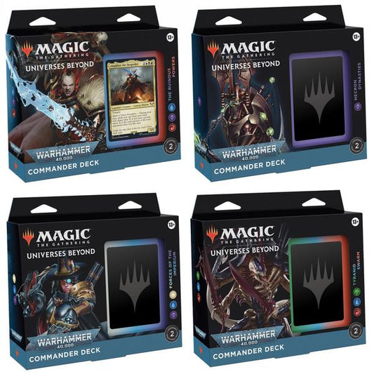 Magic the Gathering Warhammer 40k Commander Deck Bundle (4 Commander Decks) - Gametraders Modbury Heights