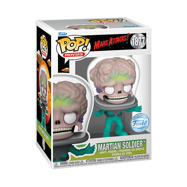 Mars Attacks - Martian Soldier Ex Pop! Vinyl - Gametraders Modbury Heights