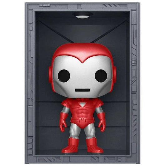 Marvel Comics - Hall of Armor: Iron Man Model 8 Silver Centurian Metallic Pop! Vinyl Deluxe - Gametraders Modbury Heights