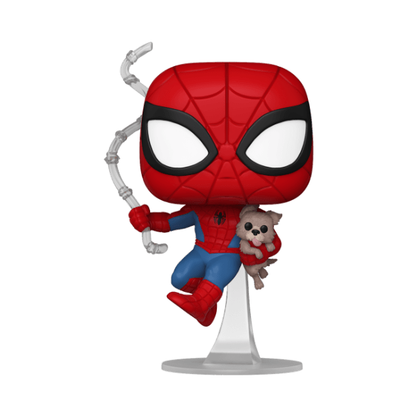 Marvel Comics - Spiderman w/Sandwich the Dog Pop! Vinyl - Gametraders Modbury Heights