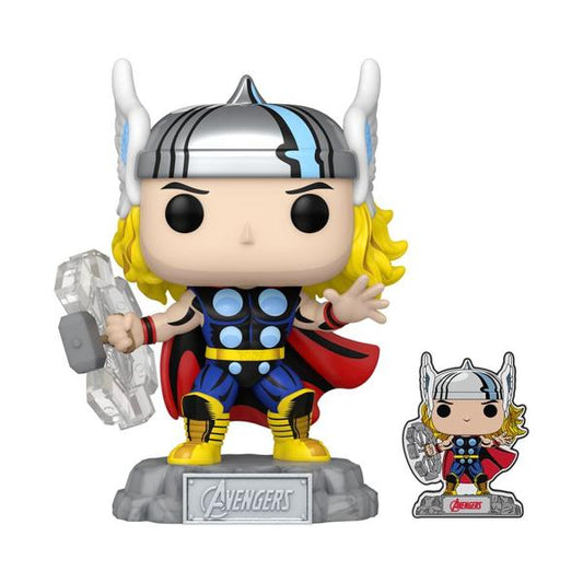 Marvel Comics - Thor Avengers 60th US Exclusive Pop! Vinyl with Pin - Gametraders Modbury Heights