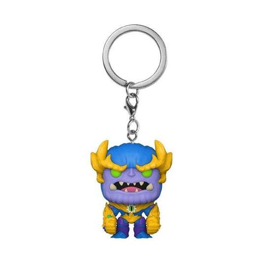 Marvel Mech Strike Monster Hunters - Thanos Pocket Pop! Vinyl Keychain - Gametraders Modbury Heights