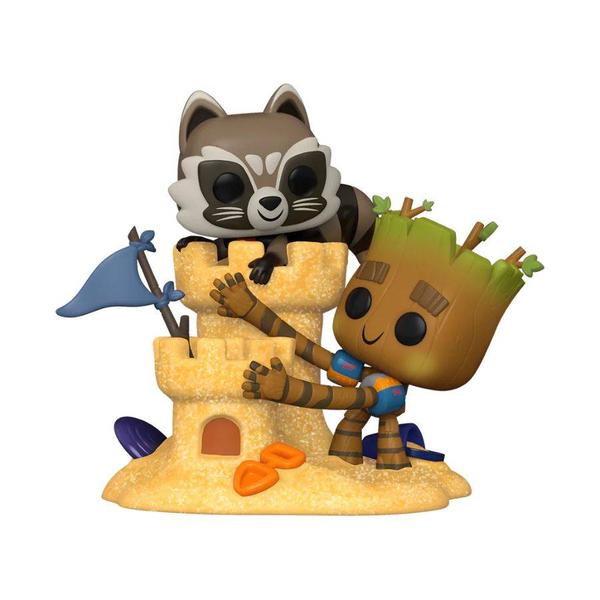 Marvel - Rocket & Groot Beach Day US Exclusive Pop! Vinyl Moment - Gametraders Modbury Heights