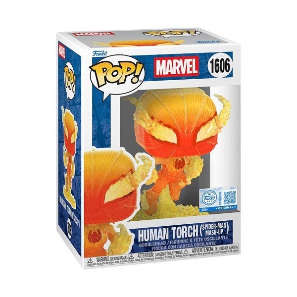Marvel – Spiderman as Human Torch US Exclusive Pop! Vinyl - Gametraders Modbury Heights