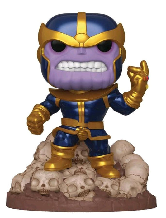 Marvel - Thanos Infinity Saga Metallic 80th Anniversary US Exclusive 6" Pop! Vinyl Deluxe - Gametraders Modbury Heights