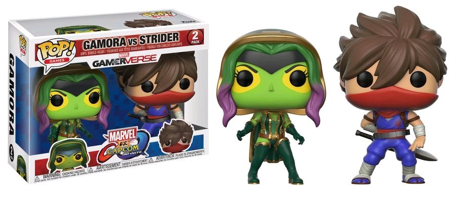 Marvel vs Capcom: Infinite - Gamora vs Strider Pop! Vinyl 2 - pack - Gametraders Modbury Heights