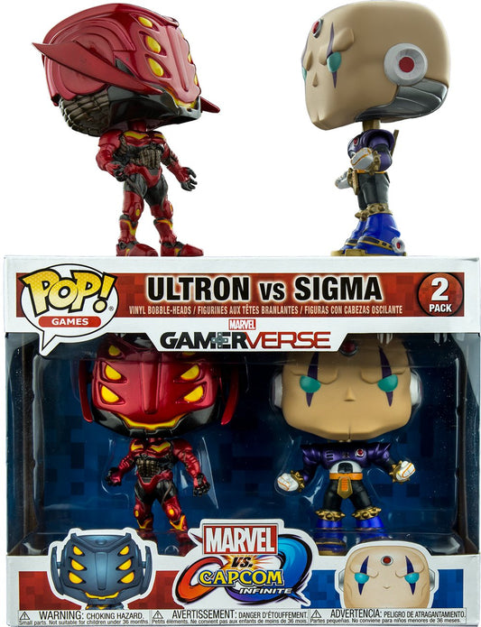 Marvel vs Capcom: Infinite - Ultron vs Sigma US Exclusive Pop! Vinyl 2 - pack - Gametraders Modbury Heights