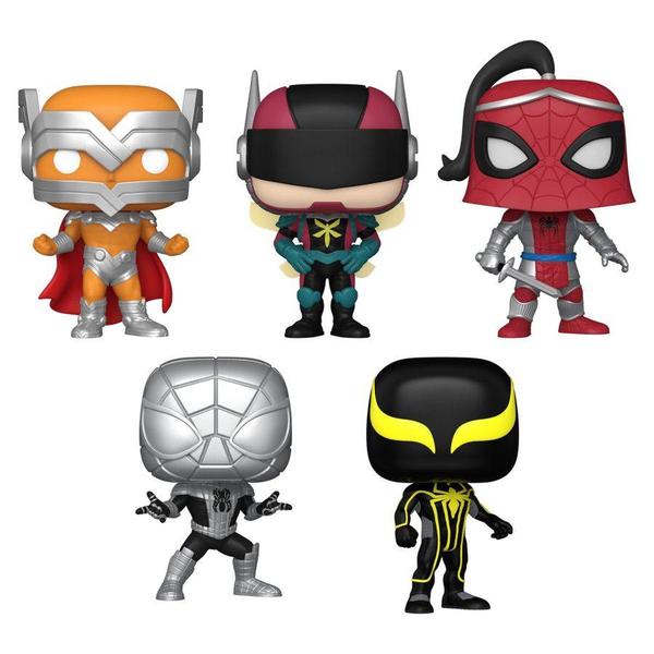 Marvel: Year of the Spider - SpiderMan US Exclusive Pop! 5 - Pack - Gametraders Modbury Heights