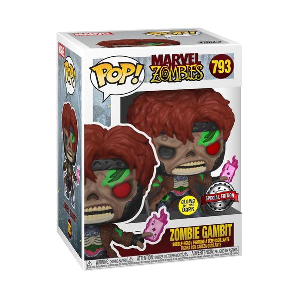 Marvel Zombies - Gambit Glow US Exclusive Pop! Vinyl - Gametraders Modbury Heights