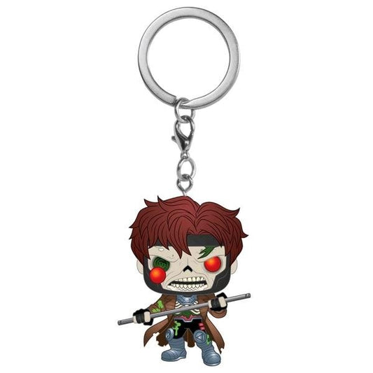Marvel Zombies - Gambit Pocket Pop! Vinyl Keychain - Gametraders Modbury Heights