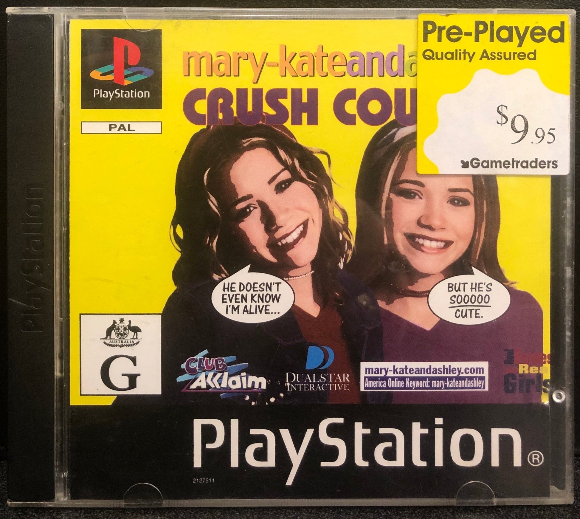 Mary - Kate And Ashley Crush Course PS1 - Gametraders Modbury Heights